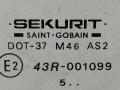 стекло двери передней правой Fiat Ducato 2 поколение 1996, 1.9 л., дизель, МКПП, микроавтобус, 43R-001099 - фото №2