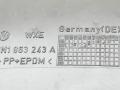 консоль салона Volkswagen Polo 3 поколение 1998, 1.4 л., i, APQ, бензин, 5МКПП, зелёный, хетчбэк 5 дв., передний привод, 6N1863243A - фото №3