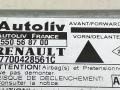 блок AirBag Renault Safrane 1 поколение [рестайлинг] B54G 1999, 2.2 л., TD, G8T 740, дизель, 5МКПП, синий, хетчбэк 5 дв., передний привод, 7700428561C, 550568700 - фото №3