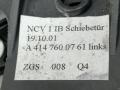ручка внутренняя задняя левая Mercedes-Benz Vaneo W414 2001, 1.6 л., M 166.961, бензин, 5МКПП, темно-серый, минивэн, передний привод, A4147600761 - фото №4