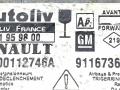 блок AirBag Renault Laguna 1 поколение [рестайлинг] 1998, 550758700, 8200142183A - фото №3