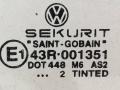 стекло двери передней левой Volkswagen Bora 1 поколение 2002, 1.9 л., TDi, ATD, дизель, 5МКПП, серебристый, седан, передний привод, 1J4845201G, 1J4845201F - фото №2