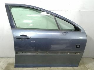 дверь передняя правая Peugeot 407 1 поколение 2007, 2.0 л., HDi, дизель, 6МКПП, синий, универсал, передний привод, 9004X6