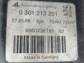 фара левая Peugeot 407 1 поколение 2007, 2.0 л., HDi, дизель, 6МКПП, синий, универсал, передний привод, 0301213201, 9660236180 - фото №3