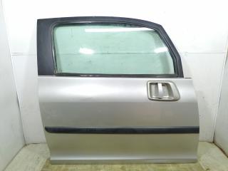 дверь передняя правая Peugeot 1007 1 поколение 2007, 1.4 л., HDi, дизель, 5МКПП, серебристый, хетчбэк 3 дв., 9004V9