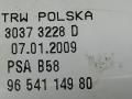 подушка безопасности боковая (шторка) Citroen C4 Grand Picasso 1 поколение 2007, 1.6 л., HDi, 9HZ (DV6TED4), дизель, 5МКПП, минивэн, передний привод, 9654114980, 30373228D - фото №2