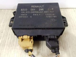 блок управления парктрониками Renault Laguna 2 поколение 2004, 2.2 л., DCi, G9T 605, дизель, АКПП, серый, универсал, передний привод, 8200051286, VALEO