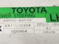 Блок управления электроусилителя руля Toyota Prius 2 поколение 2005, 1.5 л., бензин, АКПП, черный, хетчбэк 5 дв., передний привод, 8965042070 - фото №3