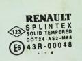 стекло двери задней правой Renault Scenic 2 поколение 2004, 43R-00048, 8200120610 - фото №2