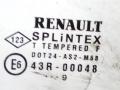 стекло кузовное боковое левое Renault Clio 2 поколение 2000, 43R-00048 - фото №2