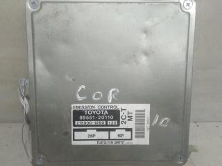 блок управления двигателем Toyota Carina E 1 поколение T190 1995, 2.0 л., D, дизель, 89551-20110