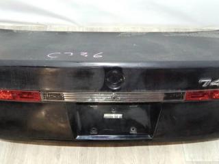 крышка багажника (дверь 3-5) BMW 7 серия E65/E66/E67 E65 2003, 4.4 л., i, M62 B44 (448S1), бензин, АКПП, черный, седан, задний привод, 41627049252