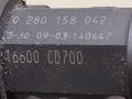 форсунка Infiniti G35 3 поколение V35 2003, 3.5 л., i, VQ35DE, бензин, АКПП, серый, седан, 0280158042, 166CD700 - фото №4