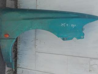 крыло переднее правое Hyundai S-Coupe 1 поколение [рестайлинг] 1995, зелёный