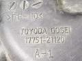 воздуховод (дефлектор) радиатора Toyota Prius 2 поколение 2005, 1.5 л., бензин, АКПП, черный, хетчбэк 5 дв., передний привод, 1775121120 - фото №4