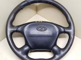 подушка безопасности водителя Hyundai H-1 Starex 2001, 2.5 л., DT, D4BH, дизель, 5МКПП, белый, микроавтобус, задний привод, 561604A010LK