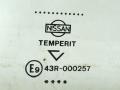 стекло кузовное боковое левое Nissan Serena С23 [рестайлинг] 1995, 43R-000257 - фото №2