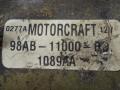 стартер Ford Focus 1 поколение 2001, 1.4 л., i, бензин, 5МКПП, бордо, хетчбэк 5 дв., передний привод, 98AB-11000-BD, MOTORCRAFT - фото №2