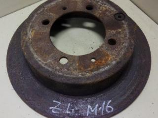 диск тормозной задний Mitsubishi Galant 8 поколение 1998, 2.0 л., i, 4G63 (SOHC 16V), бензин, АКПП, темно-серый, универсал, передний привод, MB668083