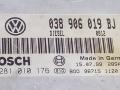 блок управления двигателем Volkswagen Passat B5 2000, 1.9 л., AJM, дизель, 5МКПП, седан, передний привод, BOSCH, 038906019BJ, 0281010176 - фото №3