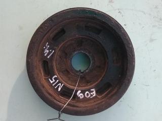 шкив коленвала Nissan Almera N15 1997, 1.4 л., i, GA14DE, бензин, МКПП, бордо, хетчбэк 5 дв., передний привод