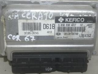 блок управления двигателем Kia Cerato 1 поколение 2004, 1.6 л., i, бензин, 3912026740, 9030930401F