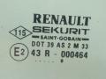 стекло двери задней правой Renault Scenic 1 поколение 1998, 1.9 л., F9Q 734, дизель, МКПП, минивэн, передний привод, 43R-000464, 7700828353 - фото №2