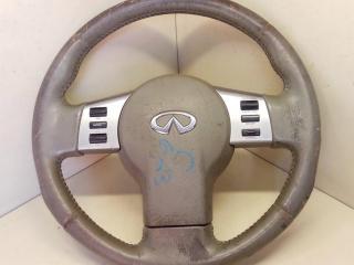 руль Infiniti FX35 1 поколение 2004, 3.5 л., i, VQ35DE, бензин, АКПП, белый, внедорожник 5 дв., полный привод, 48430CG011