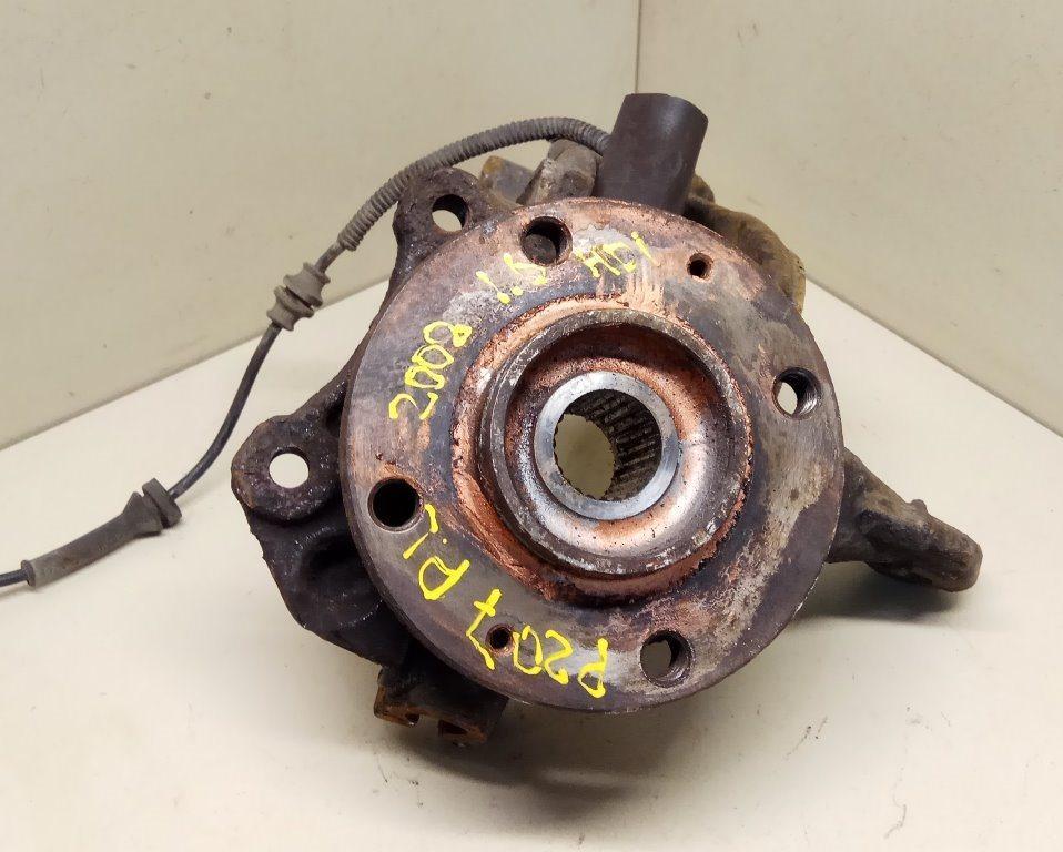 ступица передняя левая Peugeot 207 1 поколение 2008, 1.6 л., HDi, дизель - фото №1