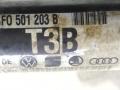 полуось задняя (приводной вал, ШРУС) Audi A6 4F/C6 2006, 3.2 л., i, BKH, бензин, АКПП, тёмно-синий, седан, передний привод, 4F0501203B - фото №2