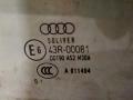 стекло двери задней левой Audi A6 4F/C6 2006, 3.2 л., i, BKH, бензин, АКПП, тёмно-синий, седан, передний привод, AS-2, 43R-00081, 4F5845205 - фото №2
