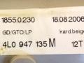 фонарь салона (плафон) Audi Q7 4L 2007, 3.6 л., i, BHK, бензин, АКПП, белый, внедорожник 5 дв., полный привод, 4F0959719, 4L0947135M - фото №5