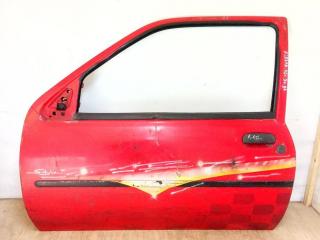 стеклоподъемник передний левый Ford Fiesta 3 поколение 1996, красный, хетчбэк 5 дв.