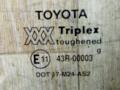 стекло двери задней правой Toyota Carina E 1 поколение T190 1994, седан, 43R-00003 - фото №2