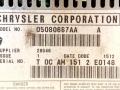 CD-чейнджер Chrysler Voyager 4 поколение 2003, 2.5 л., дизель, МКПП, серебристый, минивэн, VP2DJF-19B160-CC, 05080687AA - фото №5