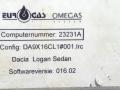 блок управления двигателем Dacia Logan 1 поколение [рестайлинг] 2007, 1.6 л., K4M 690, бензин, 5МКПП, универсал, 23231A, DA9X16CL1 - фото №3