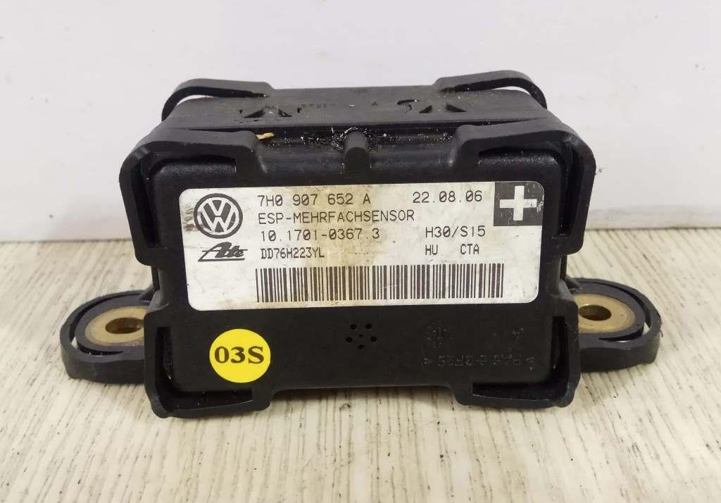 датчик ускорения Audi Q7 4L 2007, 3.6 л., i, BHK, бензин, АКПП, белый, внедорожник 5 дв., полный привод, 7H0907652A - фото №1