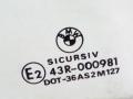 стекло двери задней правой BMW 3 серия E46 2001, седан, 43R-000981, 51348196028, 51357076042 - фото №2