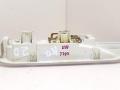 фонарь салона (плафон) Dacia Logan 1 поколение 2007, 1.5 л., DCi, K9K 792, дизель, 5МКПП, синий, седан, передний привод, 8200074362 - фото №3