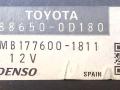 блок комфорта Toyota Yaris XP9 2006, 1.4 л., 1ND-TV, дизель, 5МКПП, серебристый, хетчбэк 3 дв., передний привод, 886500D180, MB177601811 - фото №2
