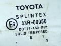 стекло двери передней правой Toyota Avensis 1 поколение (T220) [рестайлинг] 2001, 43R-00050 - фото №2