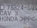 молдинг переднего левого крыла Honda Pilot 1 поколение 2004, 3.5 л., i, J35A4, бензин, АКПП, бежевый, внедорожник 5 дв., полный привод, 75324S9V - фото №3