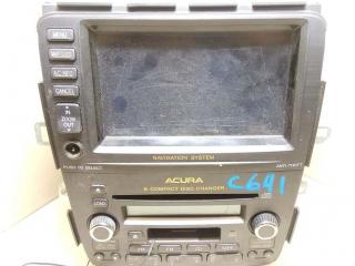 магнитола Acura MDX 1 поколение 2004, 3.5 л., i, J35A3, бензин, АКПП, чёрный, внедорожник 5 дв., полный привод, 39100S3VA340, 39810-S3V-A210M1