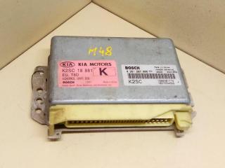 блок управления двигателем Kia Shuma 2 поколение 2003, 1.8 л., i, бензин, 5МКПП, черный, хетчбэк 5 дв., передний привод, BOSCH, K25C18881, 0261207000, MOTORS