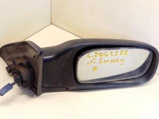 зеркало наружное правое Nissan Sunny N14 1991, 2.0 л., CD20, дизель, МКПП, белый, седан, передний привод, 9630162C00