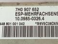 датчик ускорения Volkswagen Touareg 1 поколение 2005, 3.2 л., i, BMX, бензин, АКПП, серый, внедорожник 5 дв., полный привод, 7H0907652, ATE - фото №3