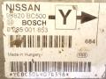 блок AirBag Nissan Micra 2 поколение (K11) 2000, BOSCH, 0285001853, 98820BC500 - фото №3