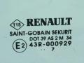 стекло двери передней левой Renault Megane 2 поколение [рестайлинг] 2007, 1.5 л., дизель, 5МКПП, серый, универсал, передний привод, 43R-000929, 8200211227 - фото №2