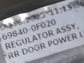 стеклоподъемник электрический задний левый Toyota Corolla Verso 1 поколение E121 2004, 69840-0F020 - фото №3