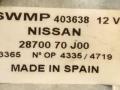 моторчик заднего стеклоочистителя (дворника) Nissan Primera P10 1994, хетчбэк 5 дв., 2870070J00 - фото №3